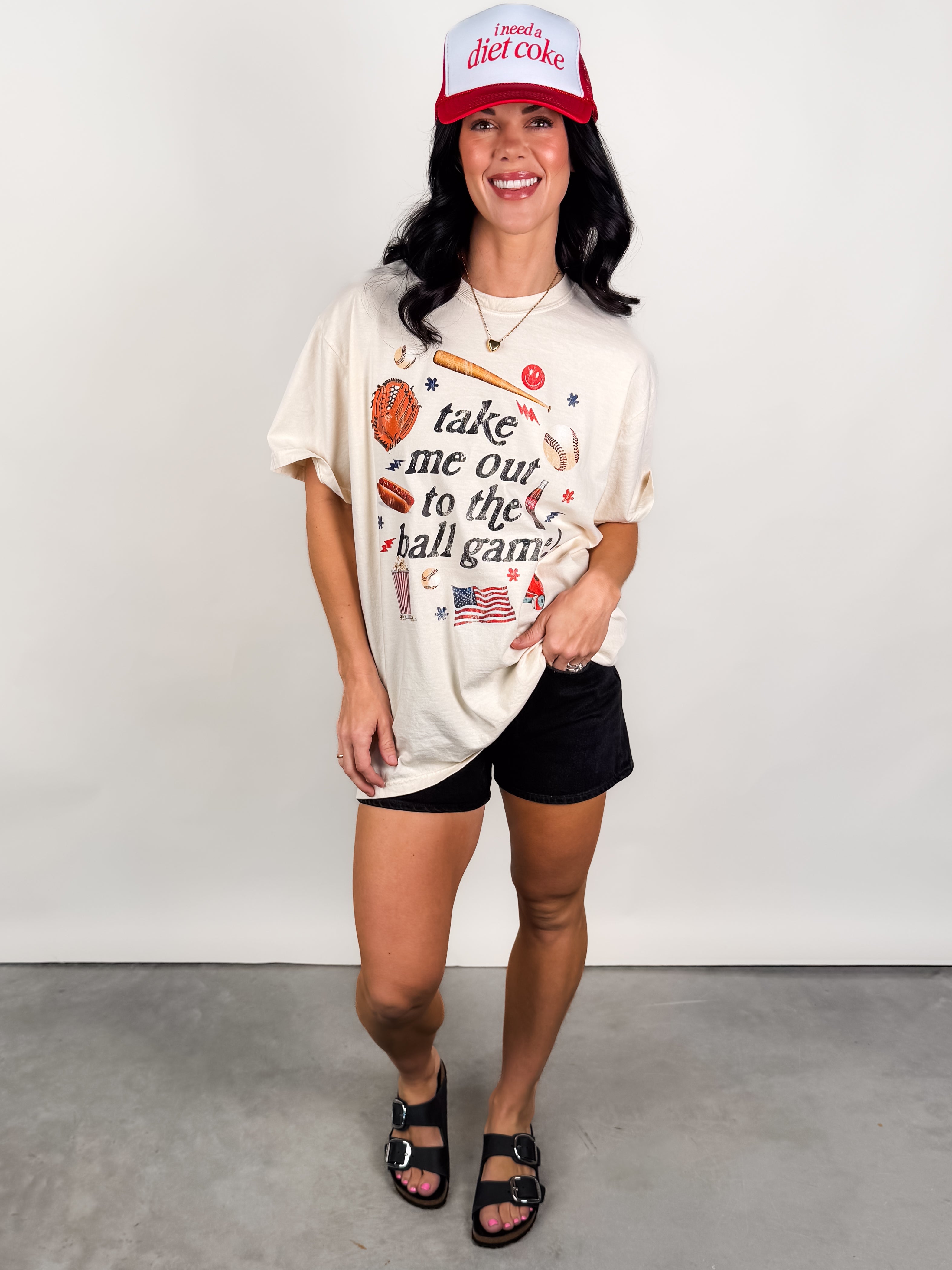 Take Me Out To The Ballgame Tee Look image
