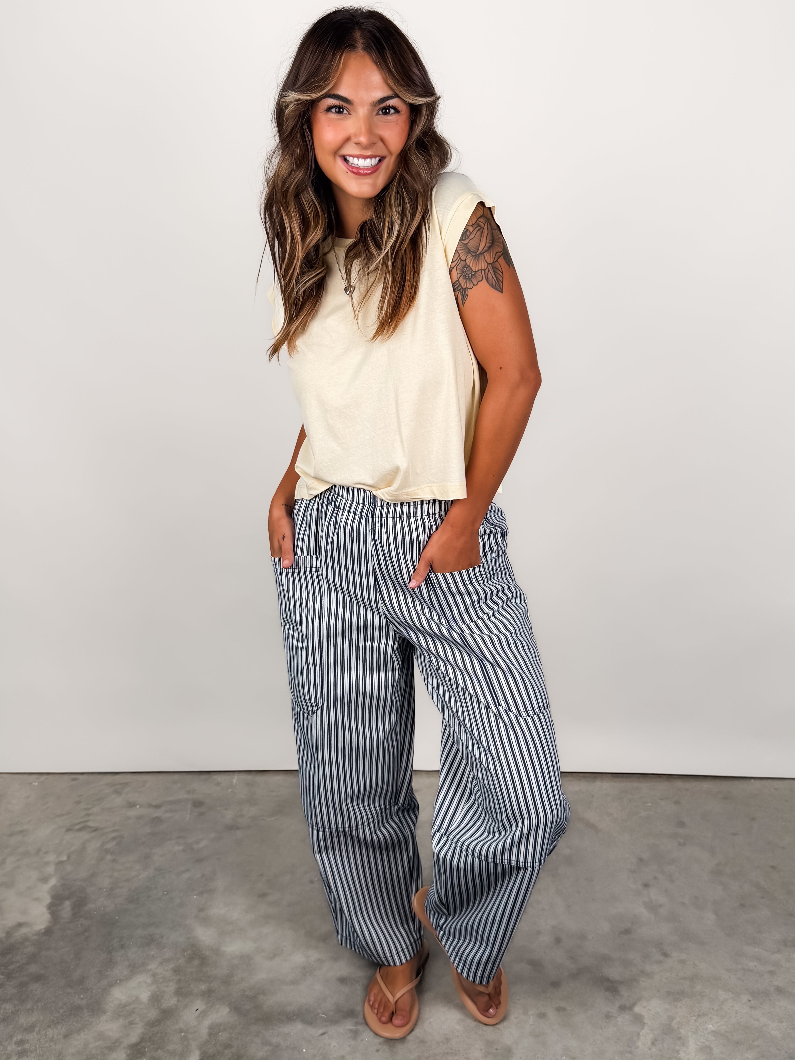 Willing And Able Striped Pants Look image