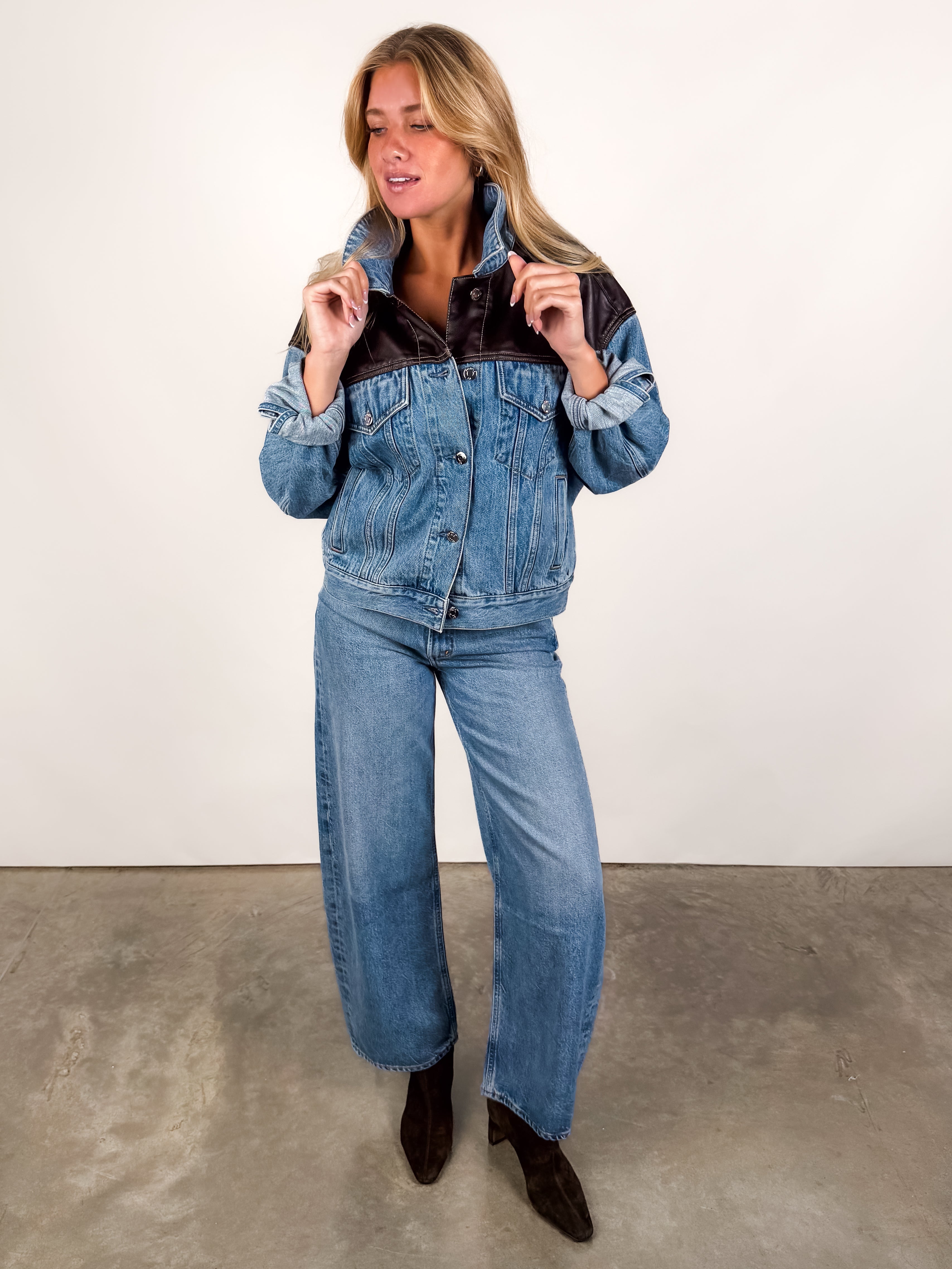Harley Trucker Jacket Look image