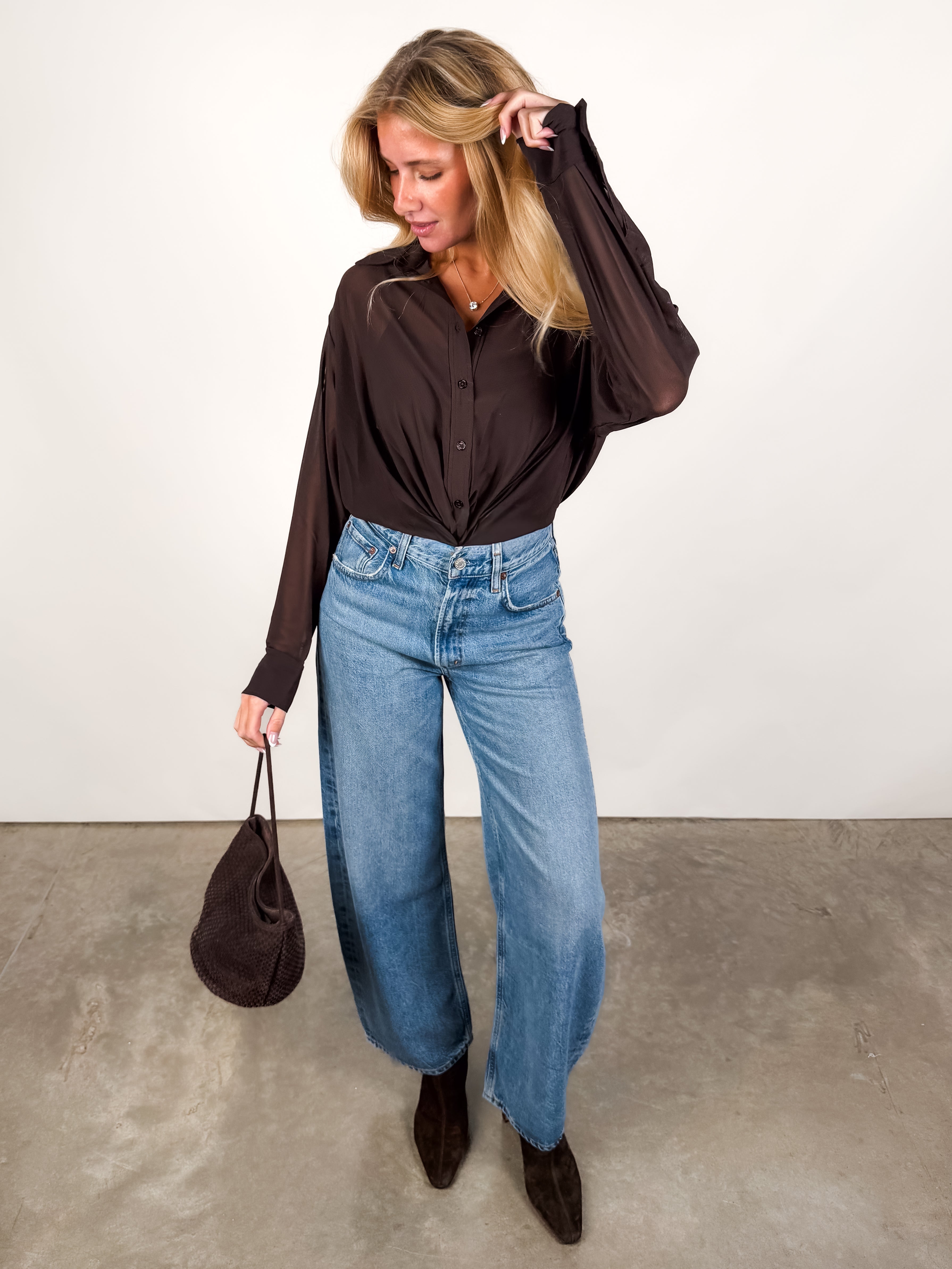 Sage Knit Top Look image