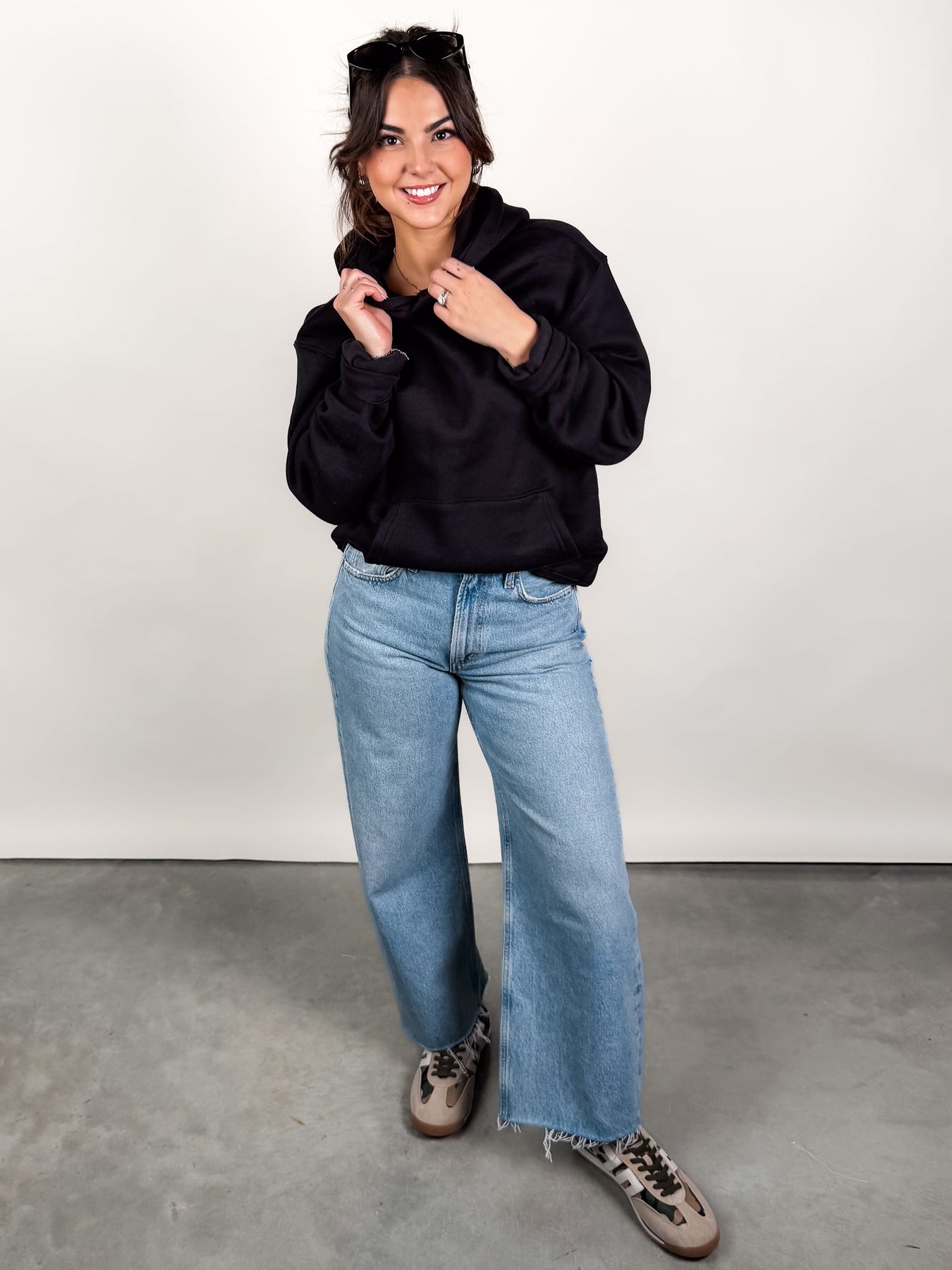 May Be A Long Time Hooded Pullover Look