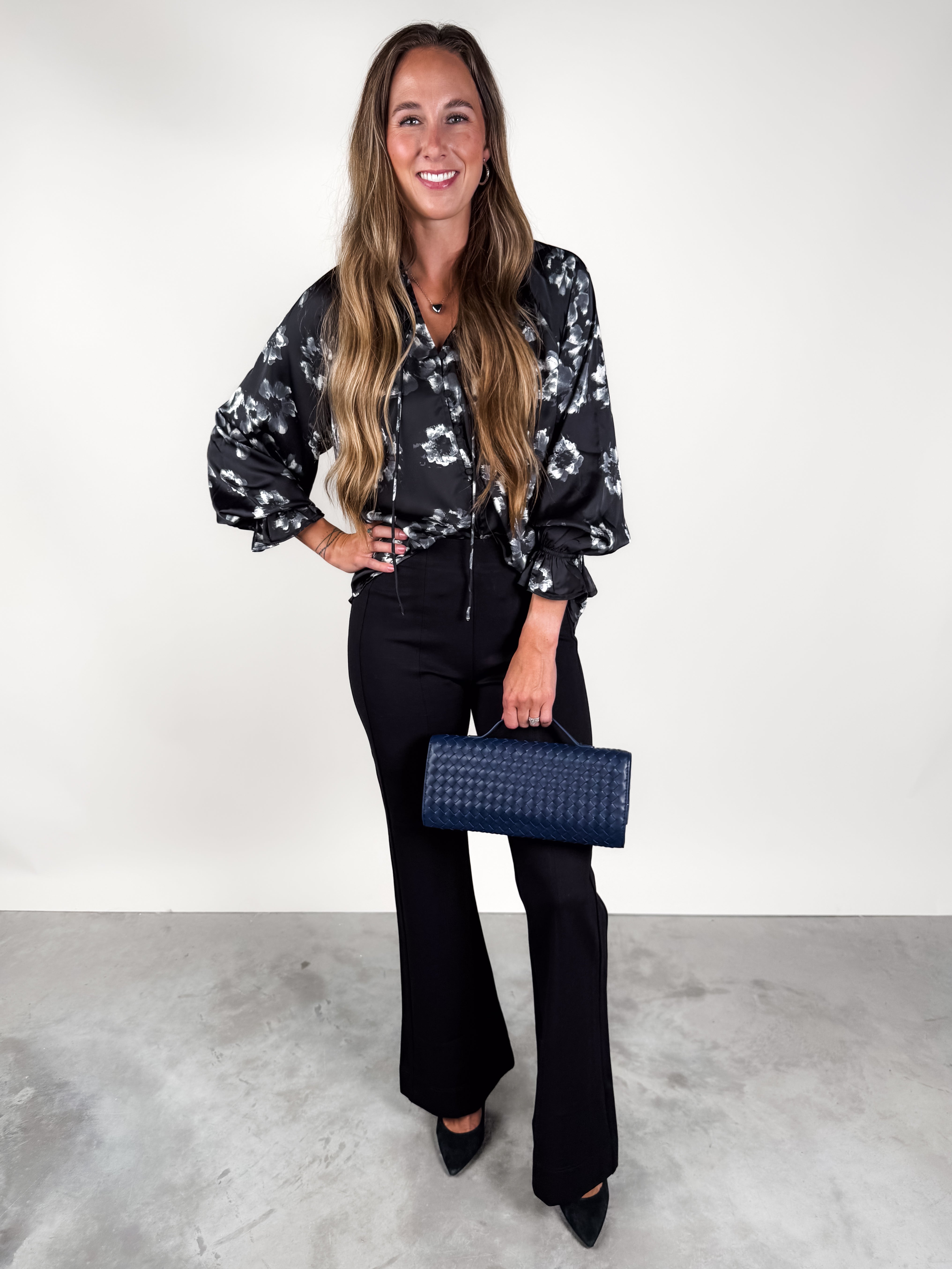 Hope That's True Floral Print Top Look image