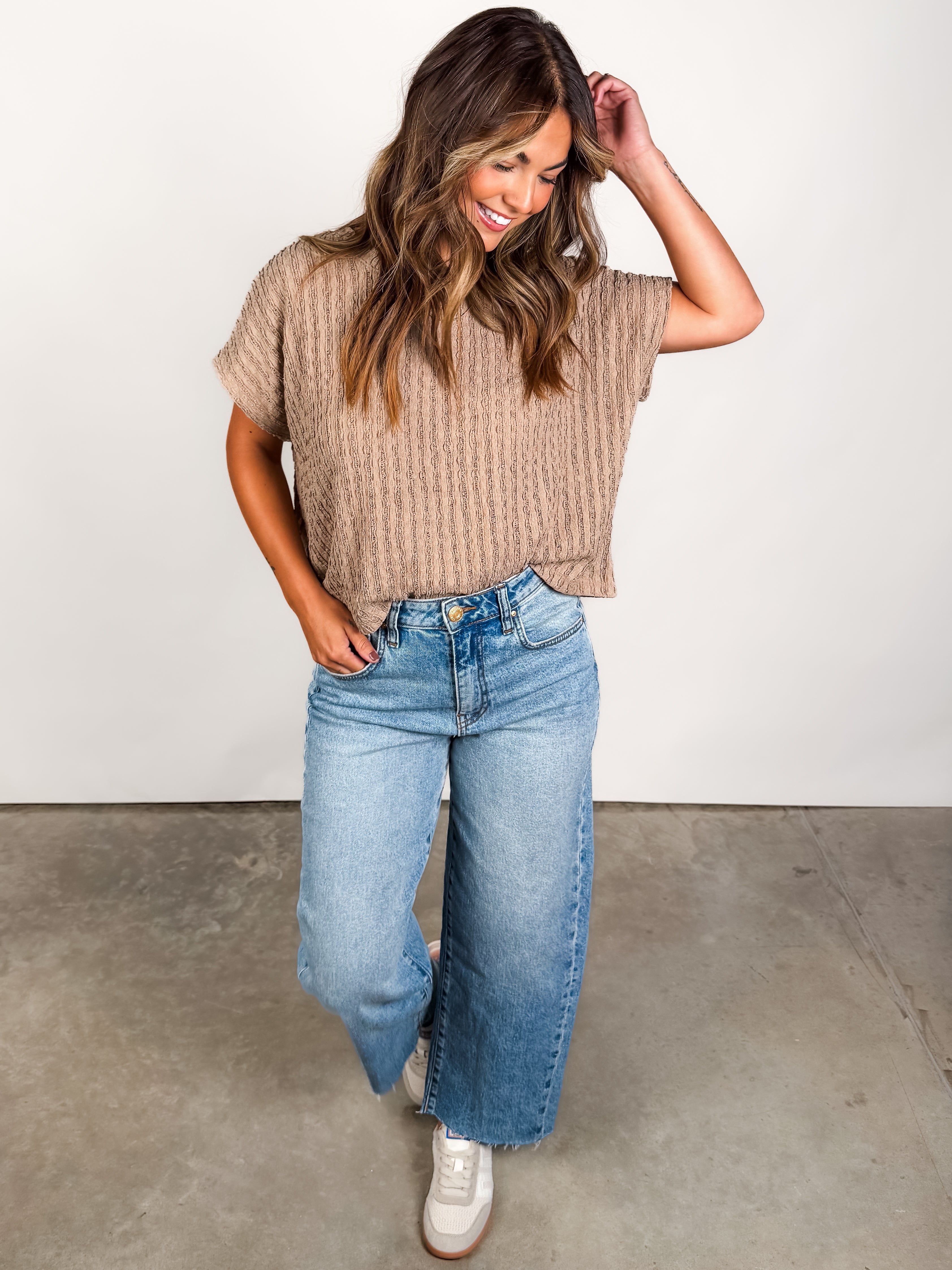 In The Afternoon Crop Top Look image