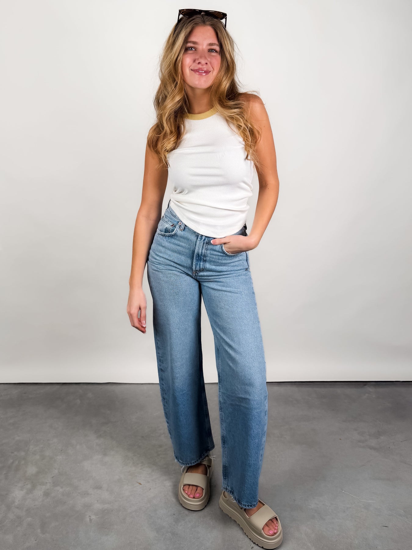 Step Aside Tank Look