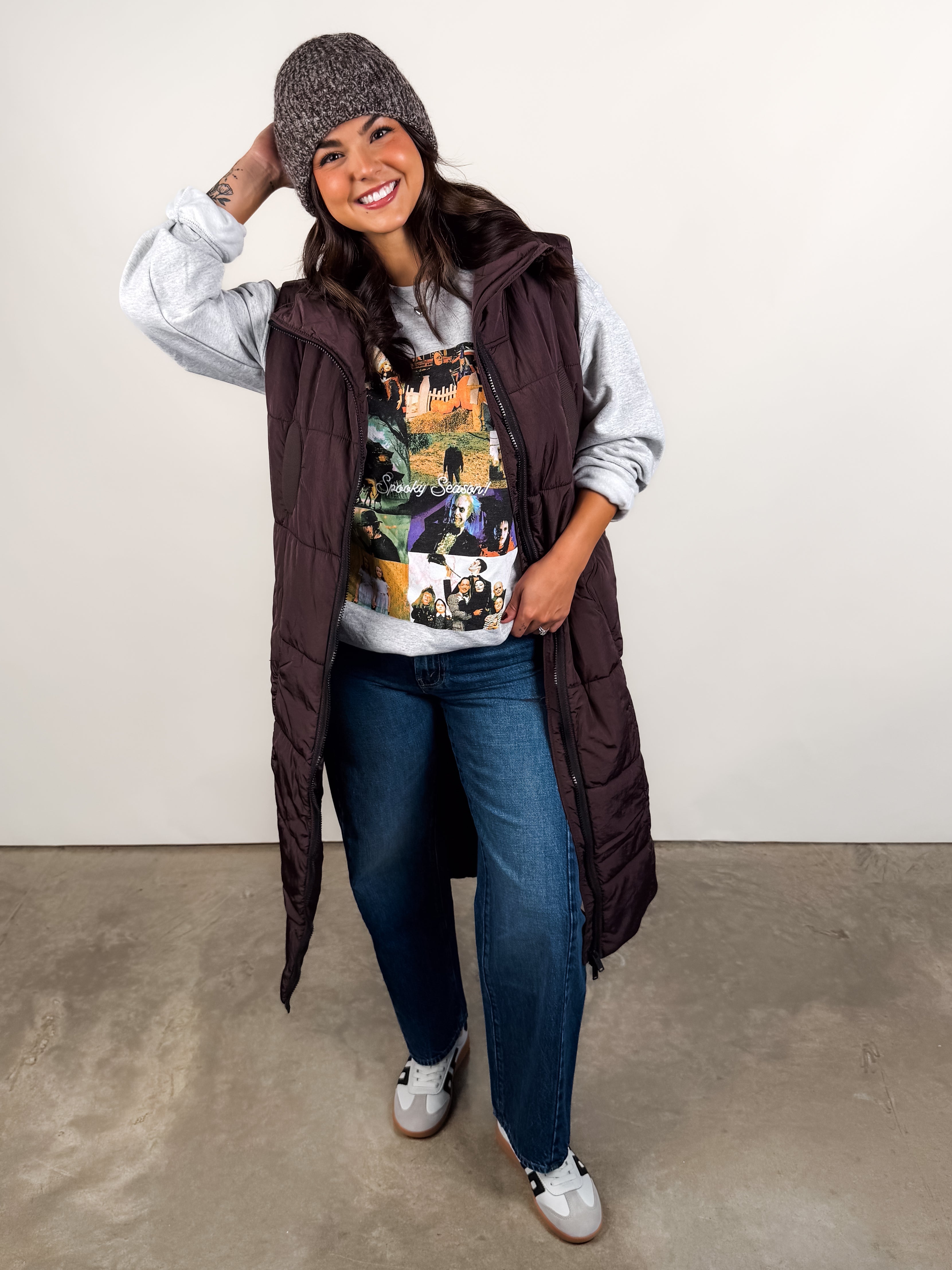 Spooky Season Collage Sweatshirt Look image