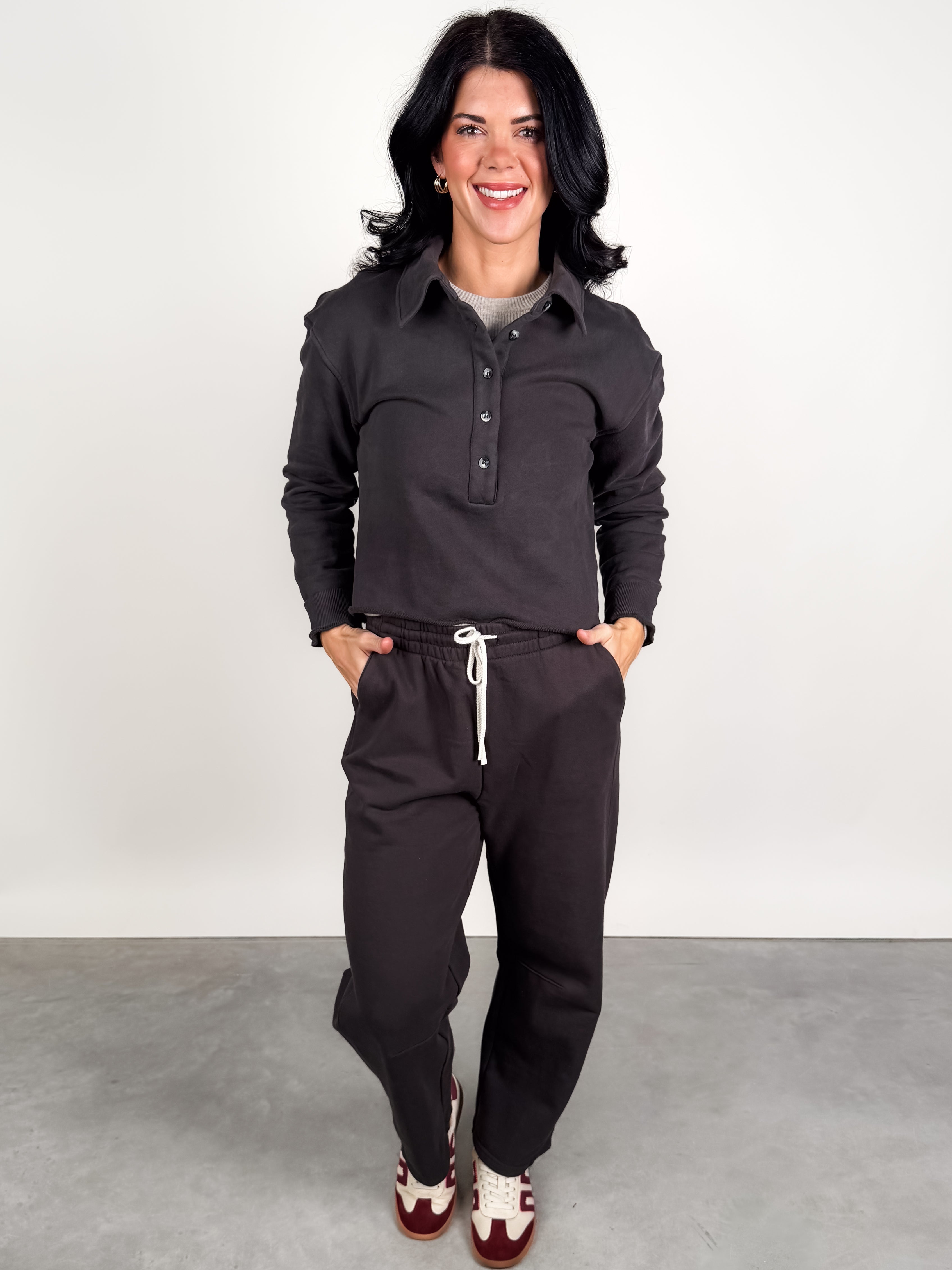 Vinny Fleece 3/4 Sweatshirt Look image