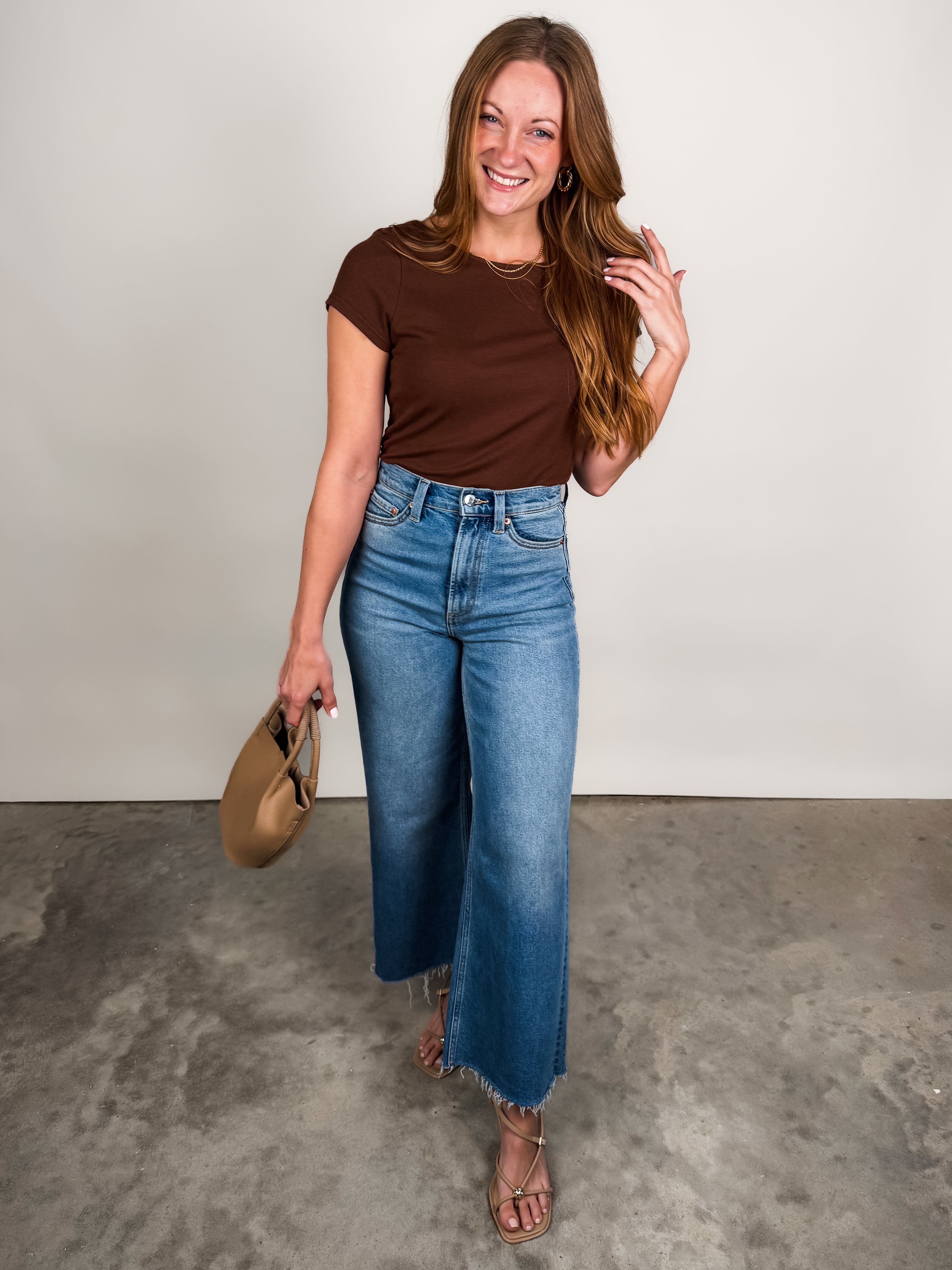 Rugy Knit Top Look image