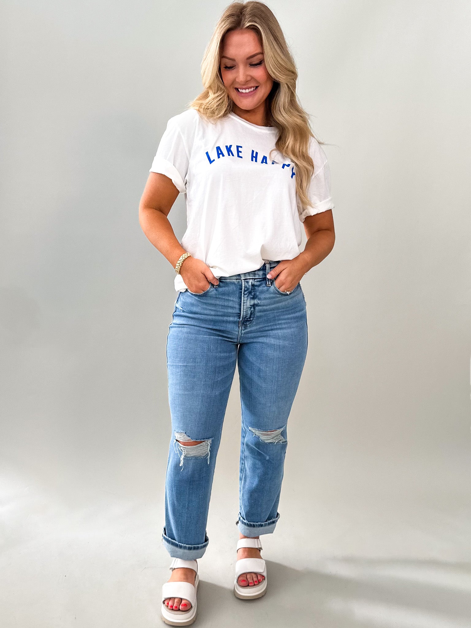 Lake Happy Oversized Tee Look image