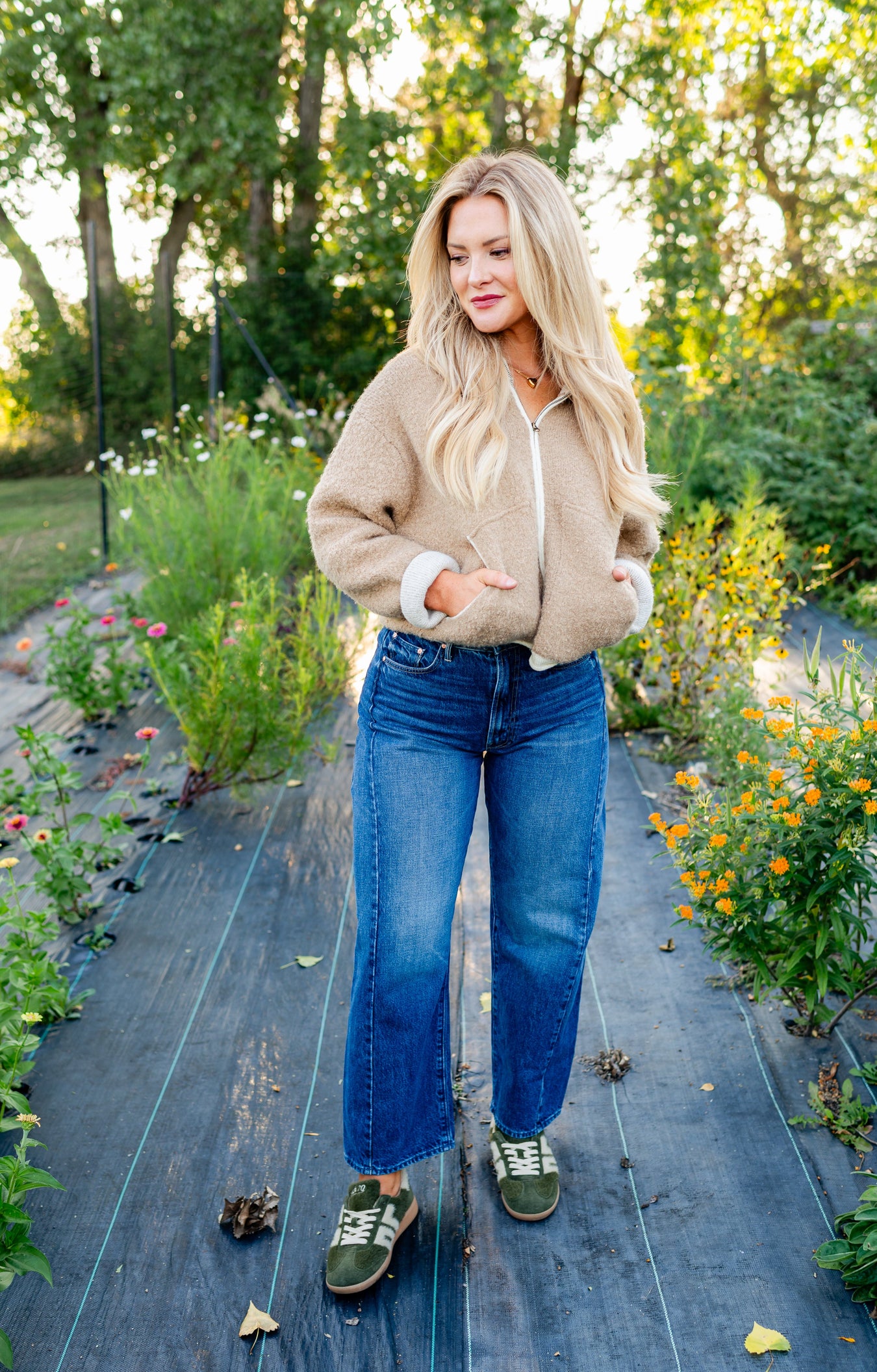 Fall Zip Up Sweater