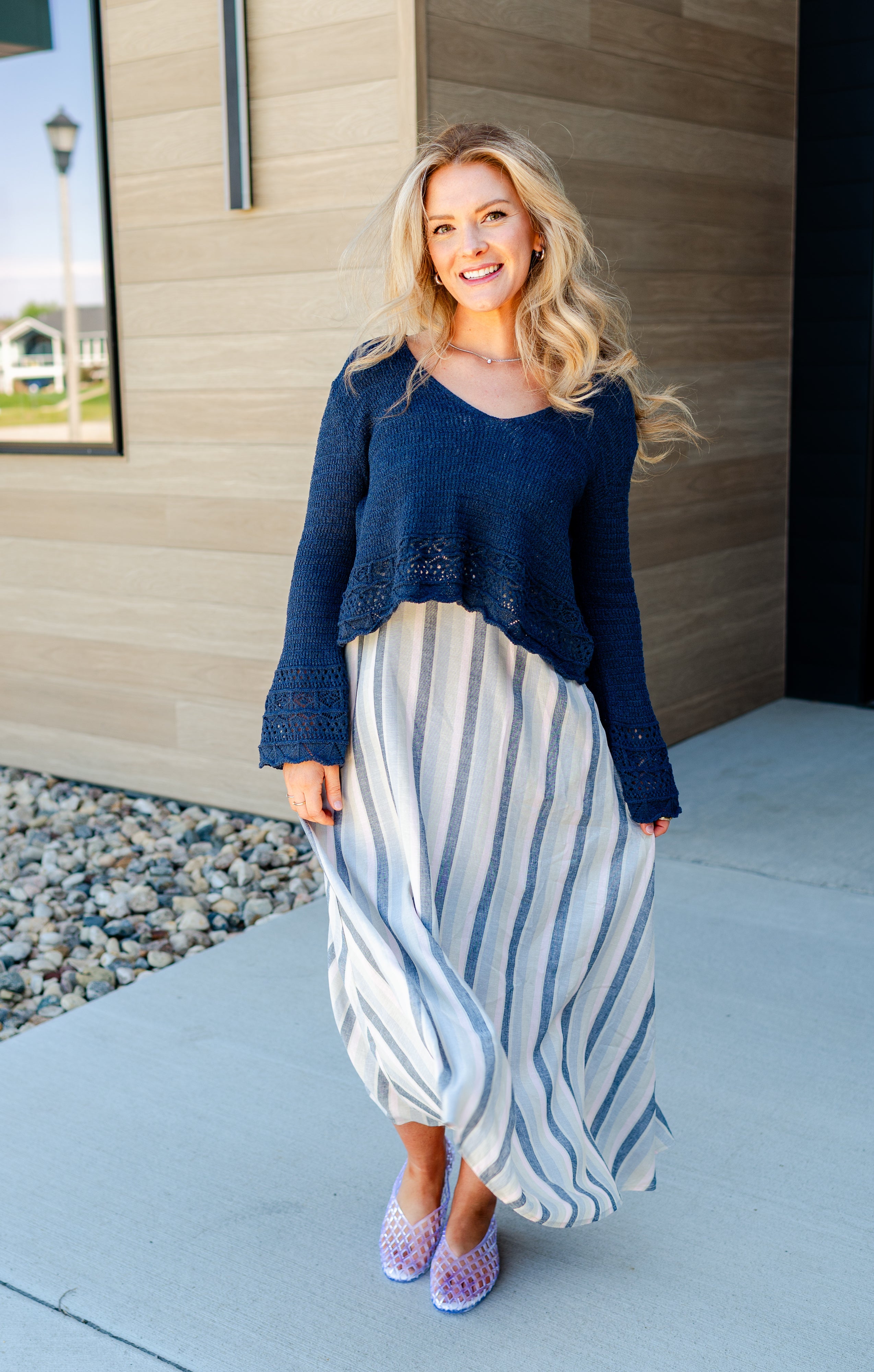 Calico Sweater Look image