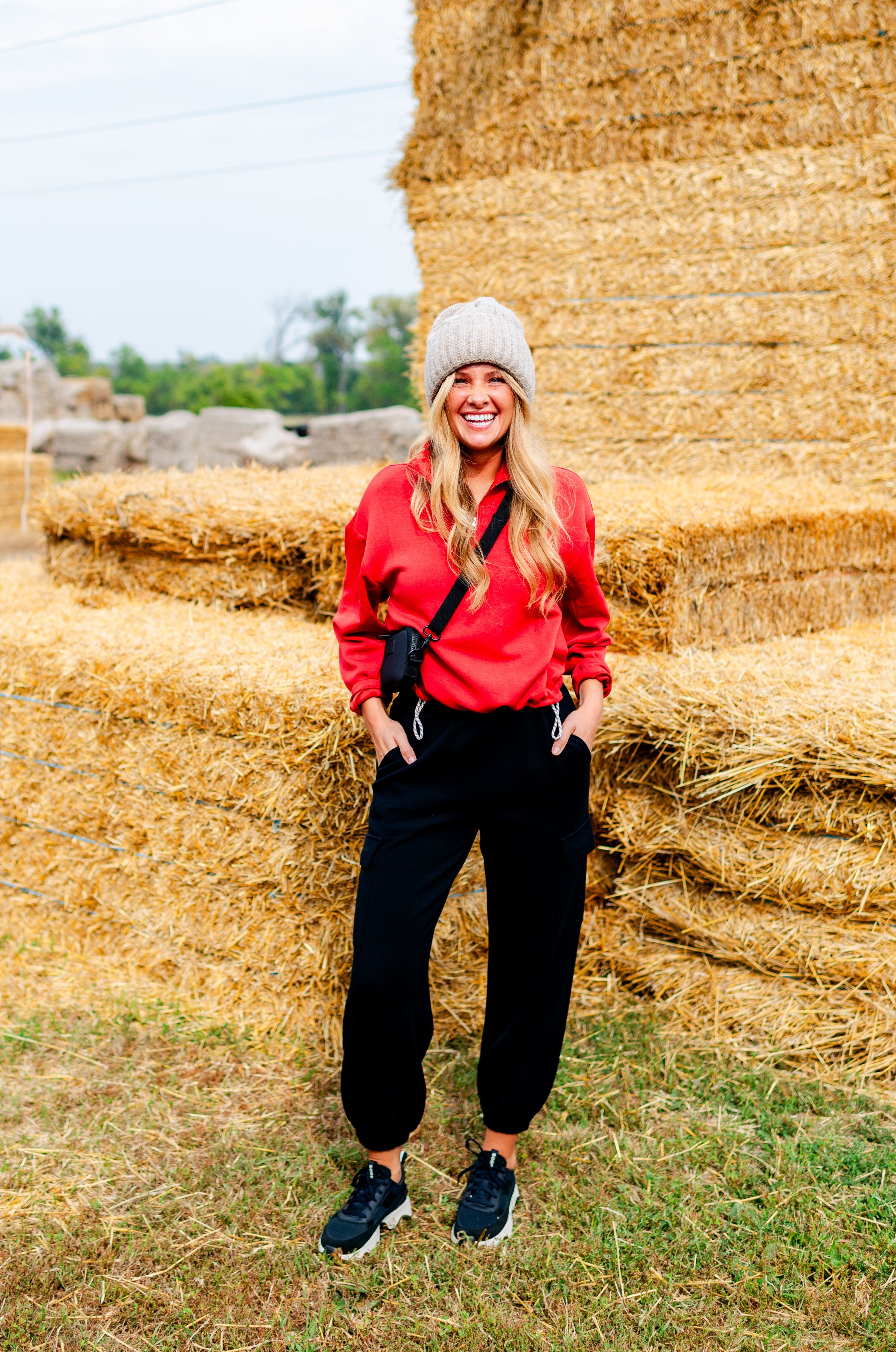 Sian Cropped Half Zip Midlayer Look image