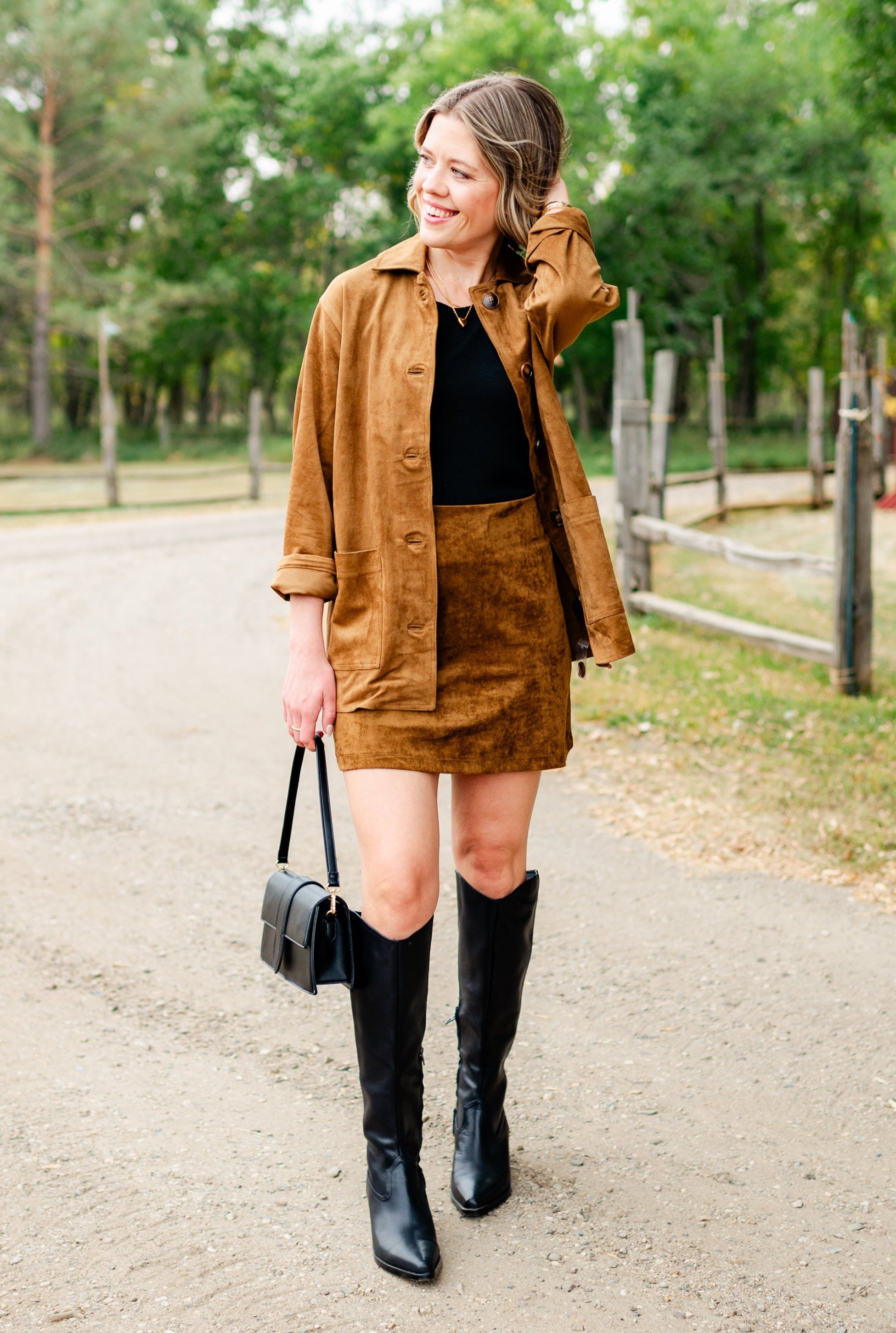 Decker Suede Chore Jacket Look image