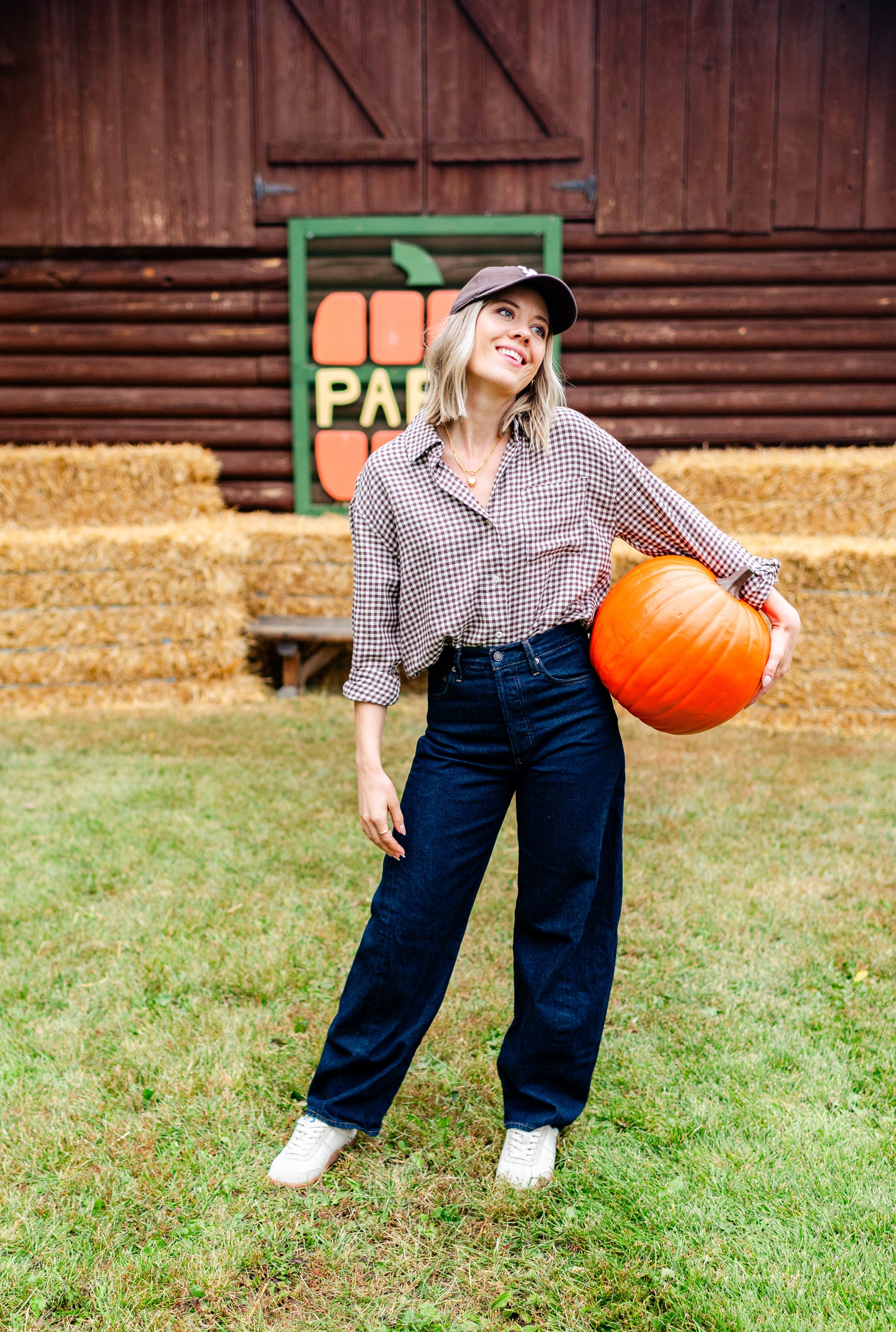 River Plaid Button Up Look image