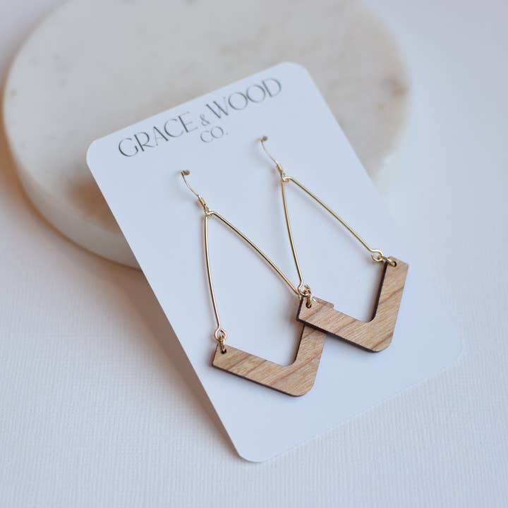 Elegant Chevron Earring