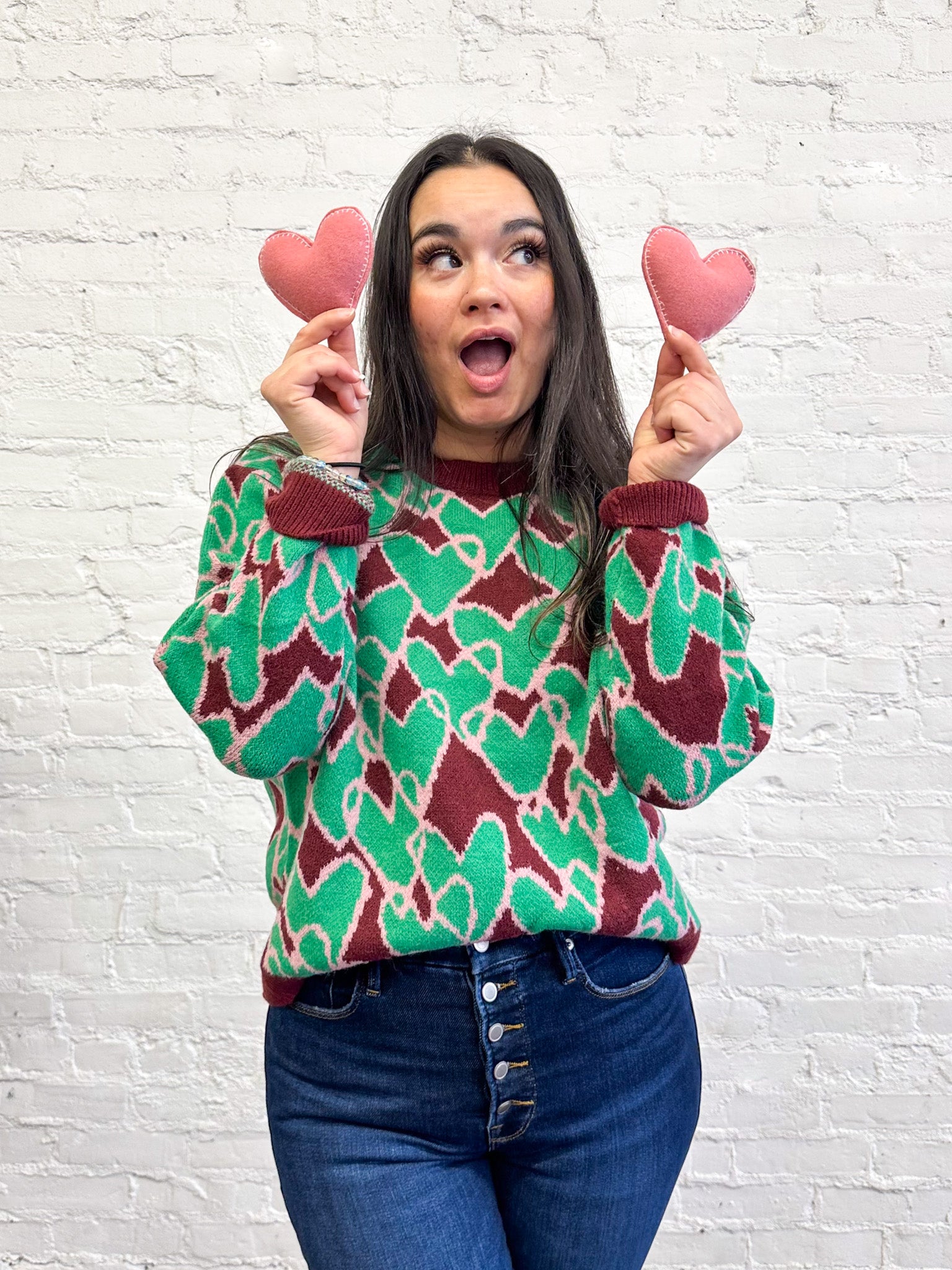Chasing Hearts Sweater