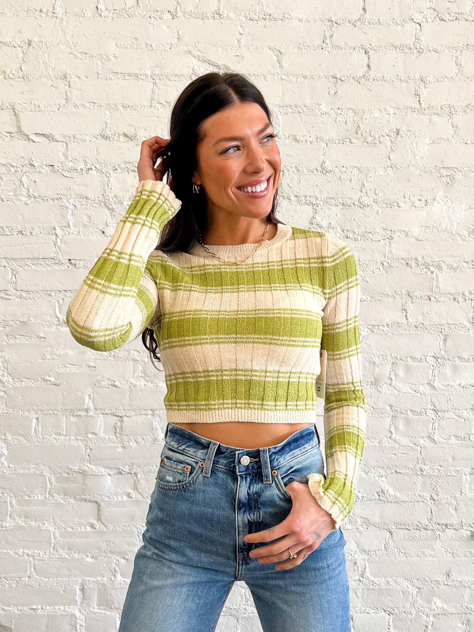 Clare Striped Sweater
