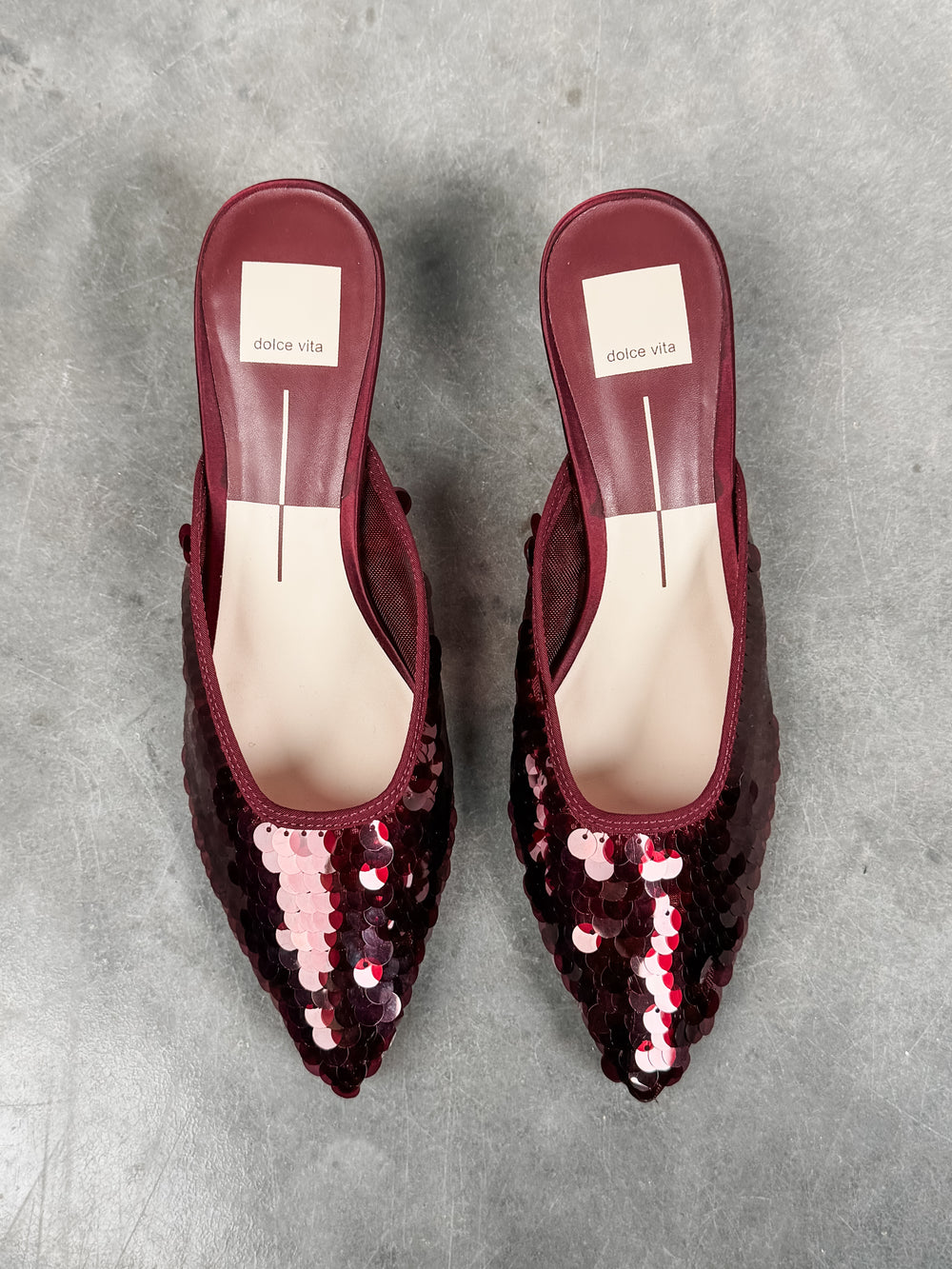 Cleo Sequin Kitten Heel