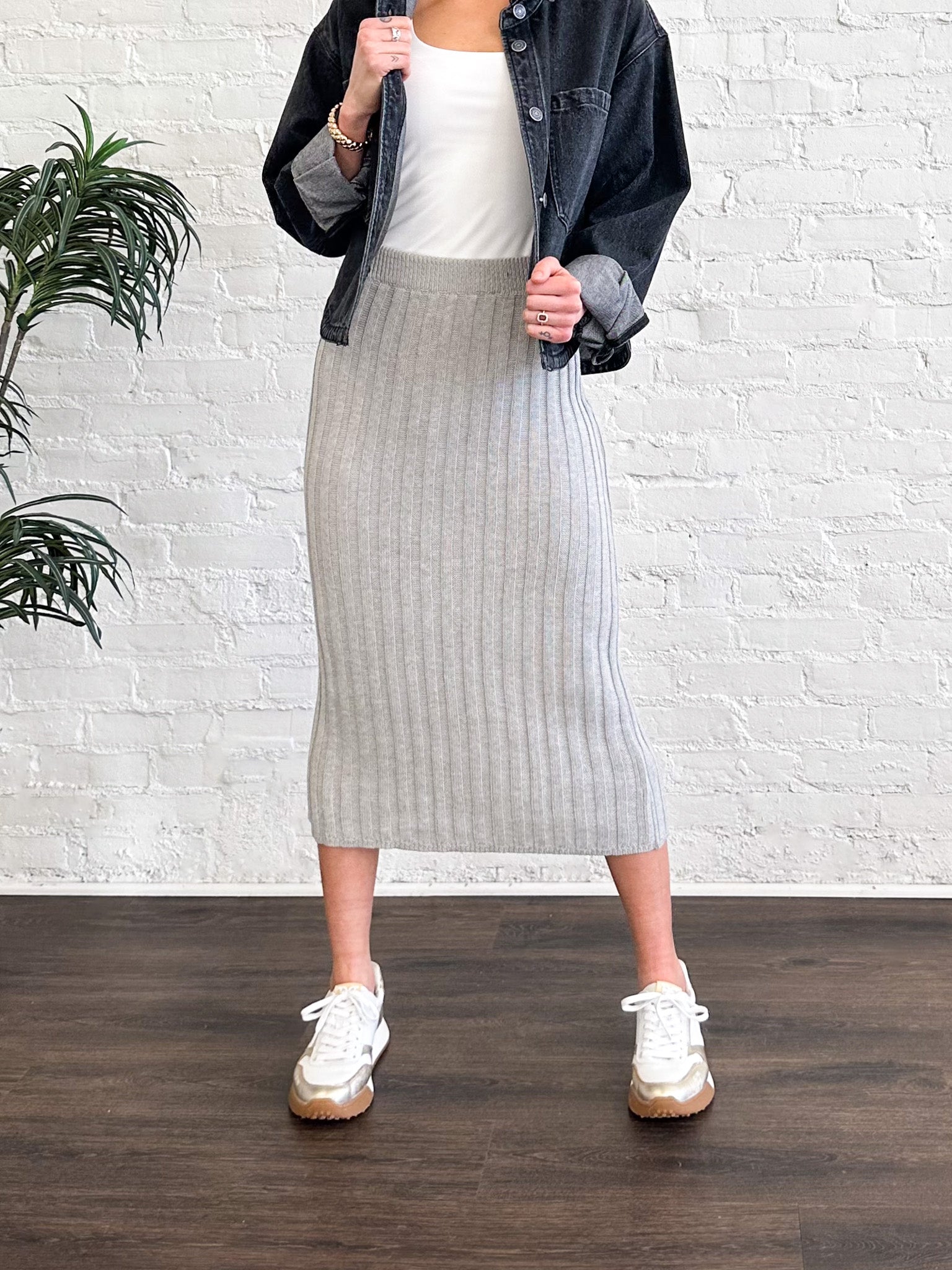 You Could Have It All Midi Skirt