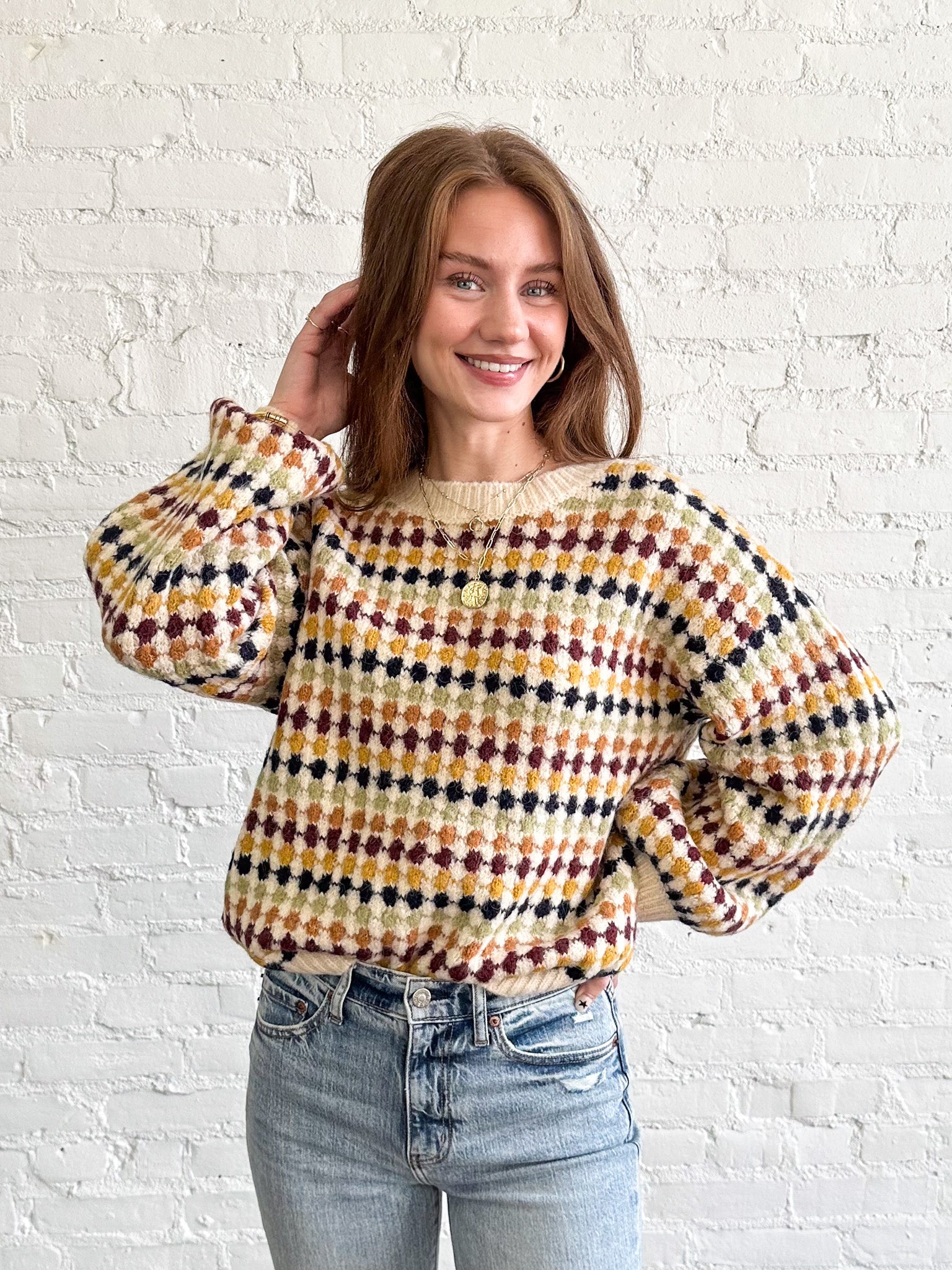 Looking At The Brilliant Sun Sweater