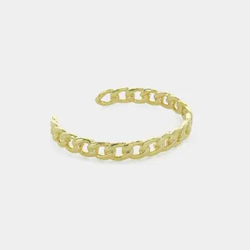 089 Enamel Curb Chain Cuff