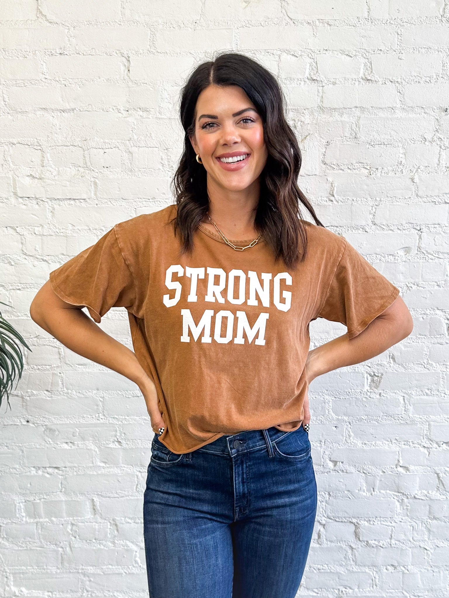 Strong Mom Graphic Tee