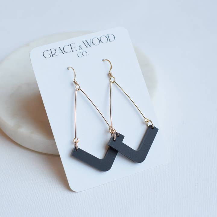 Elegant Chevron Earring