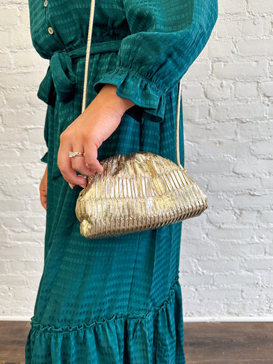 Twenty Dresses by Nykaa Fashion Mint Green Textured Bucket Bag