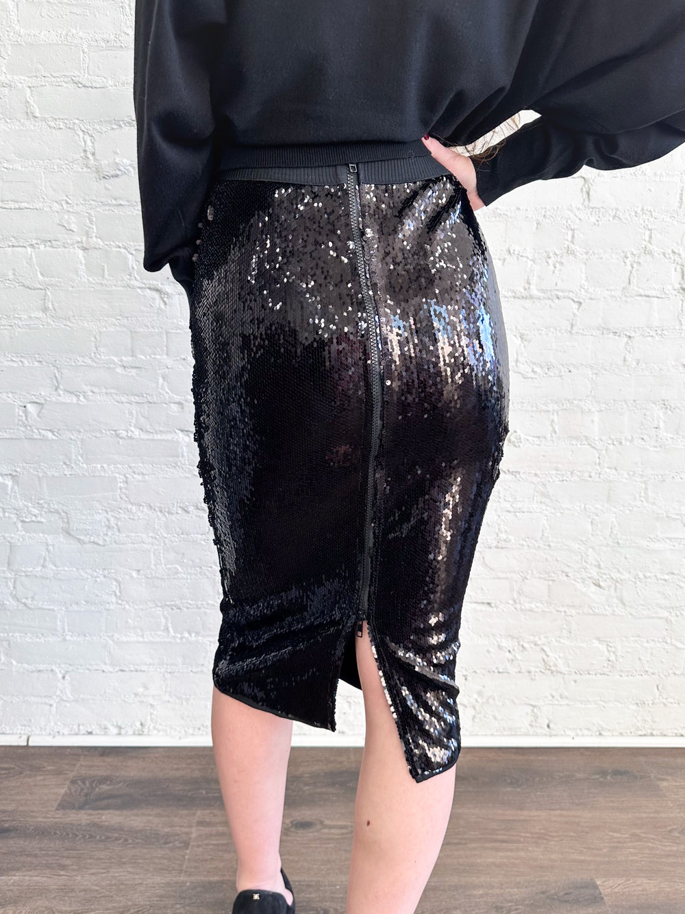 Like A God Sequins Skirt