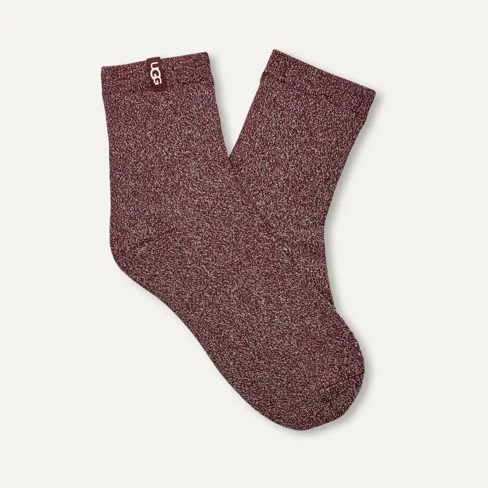 Women's Lavinia Shimmer Quarter Socks