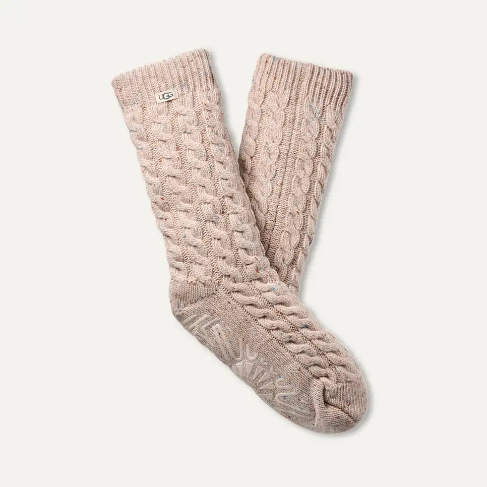 Women's Elowyn Cable Knit Fleece Lined Sock