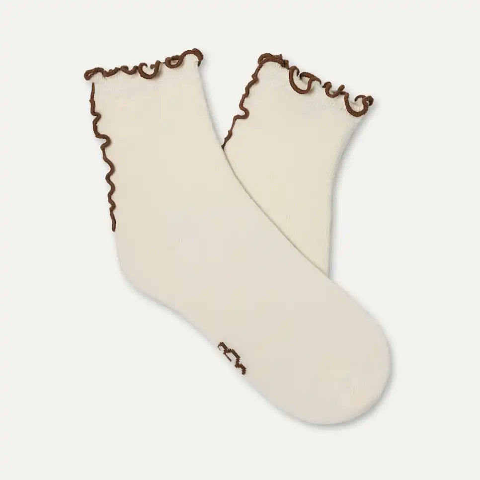 Women's Karsyn Lettuce Edge Quarter II Socks