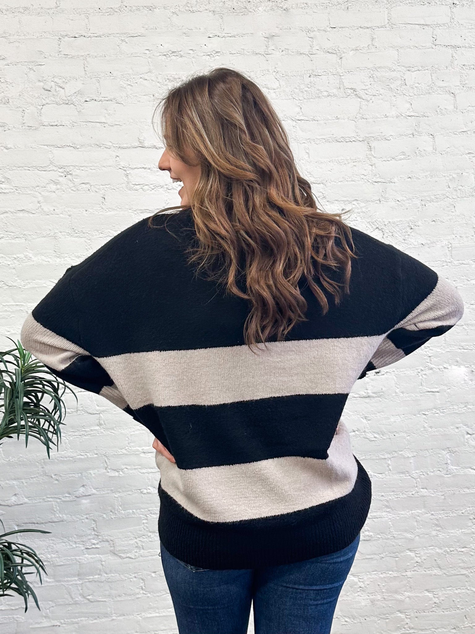 Josette Striped Pullover