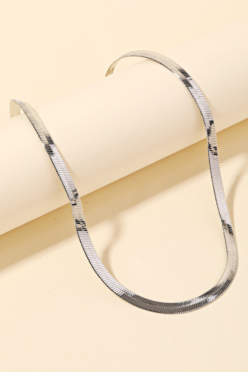 786 Herringbone Chain Necklace