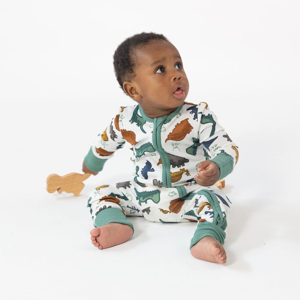 Dino Rocks - 2 Way Zipper Romper