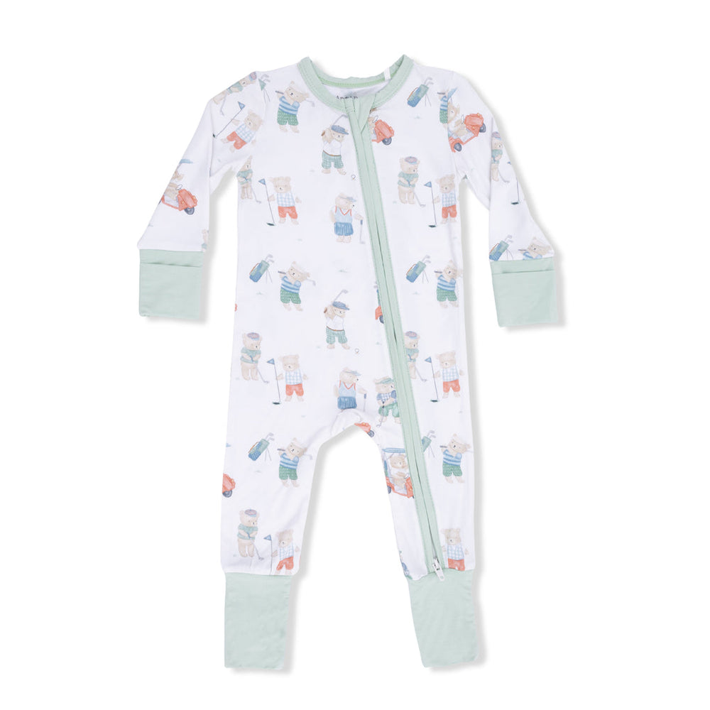 Golfing Teddy Bears Convertible Romper