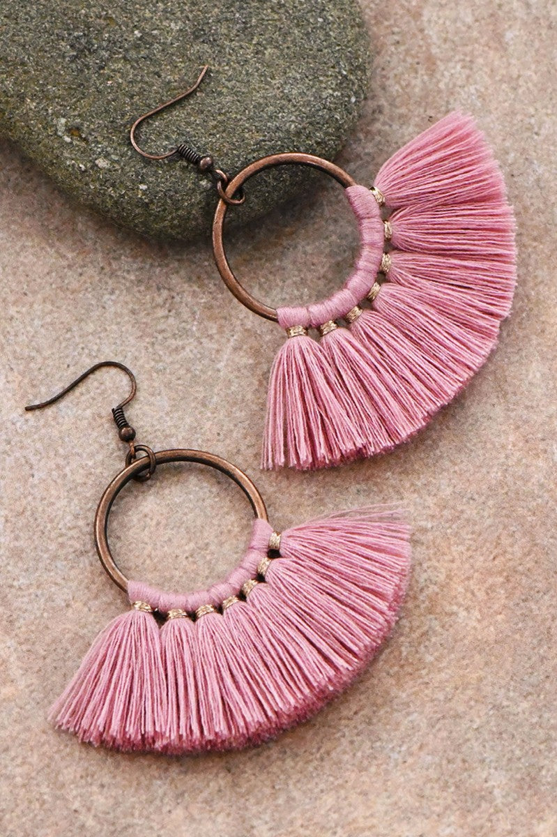 903 Boho Tassel Earrings