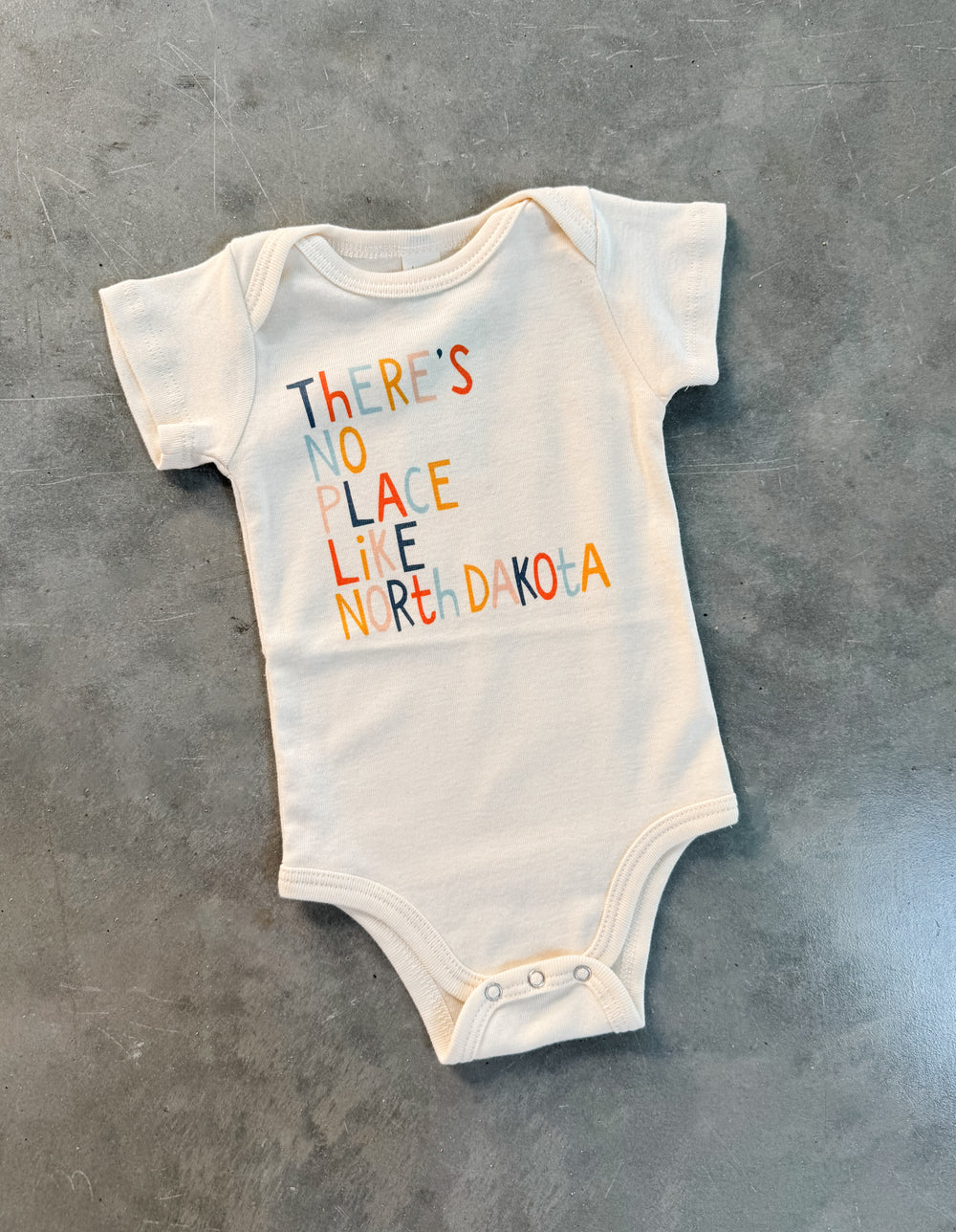 There's No Place Like North Dakota Onesie