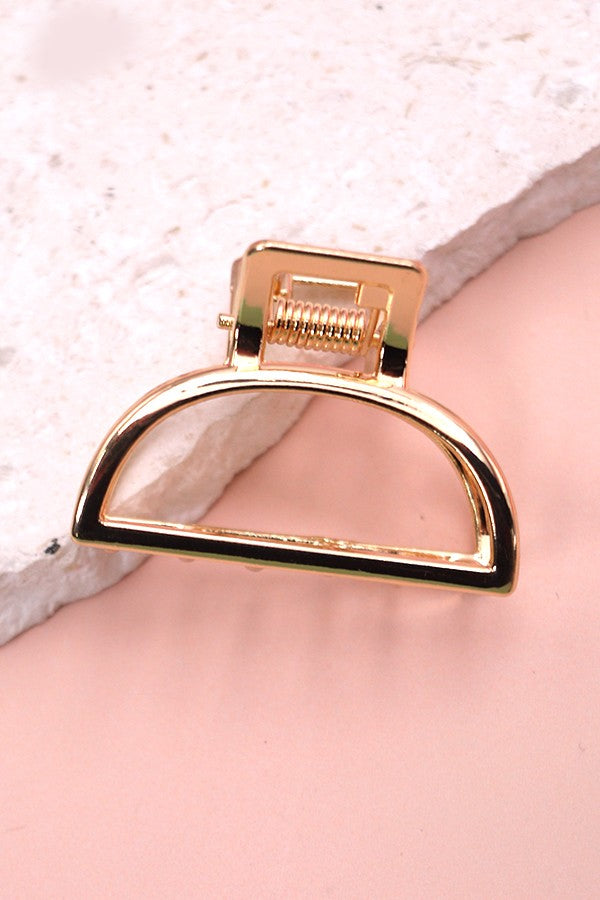 Mini Gold Hair Claw Clip