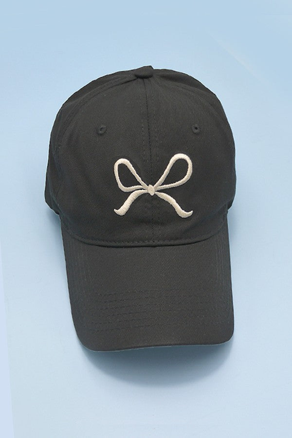 Bow Ribbon Baseball Hat