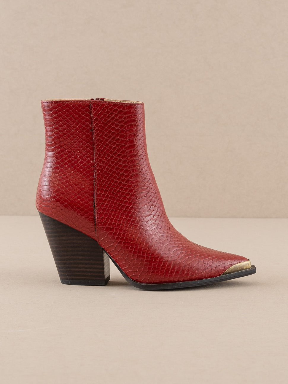 The Frankie Pointed Toe Cap Bootie