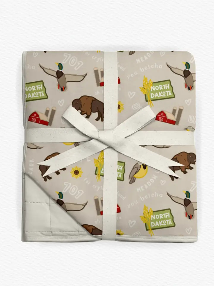 North Dakota Quilted Blanket
