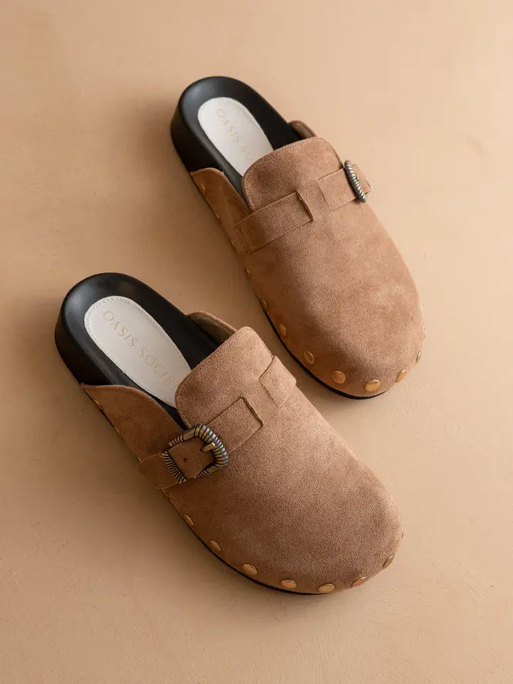 The Toni Studded Buckle Clog