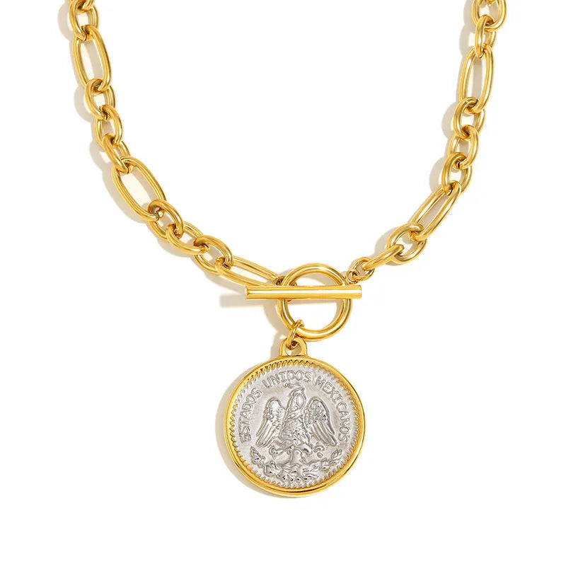 Peso Chain Link Necklace