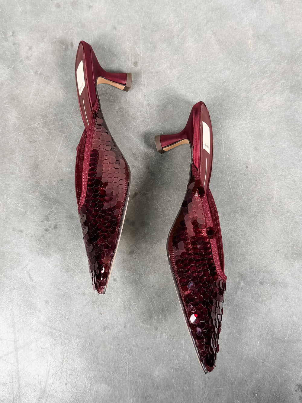 Cleo Sequin Kitten Heel