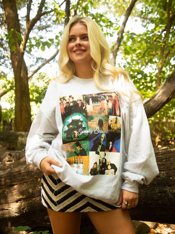 Spooky Season Collage Sweatshirt
