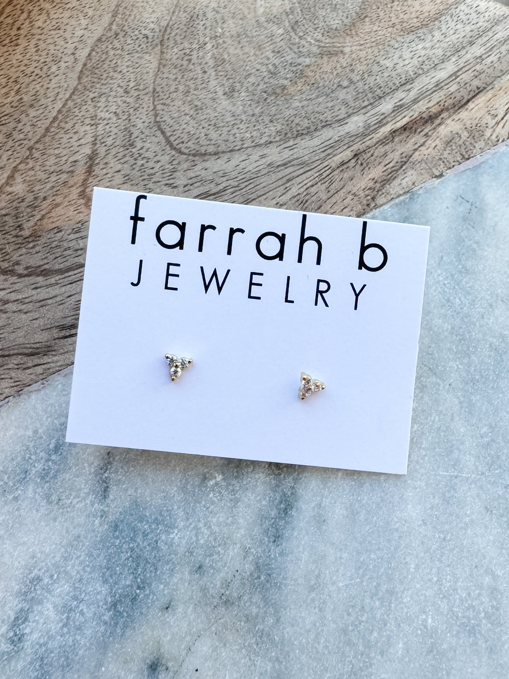 LOVE TRIANGLE Stud Earrings