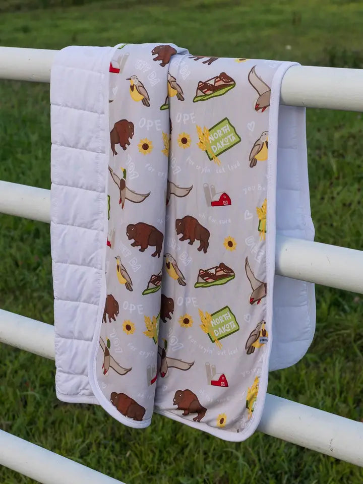 North Dakota Quilted Blanket