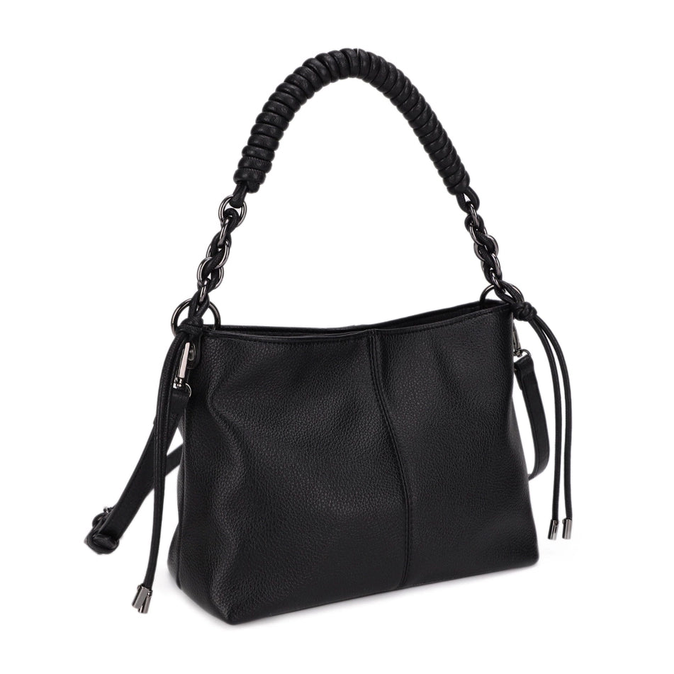 Chain Detail Crossbody Satchel