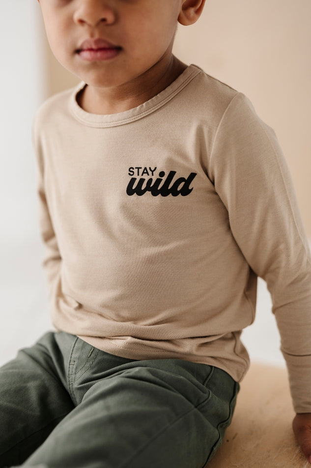 F24 Stay Wild Long Sleeve Tee