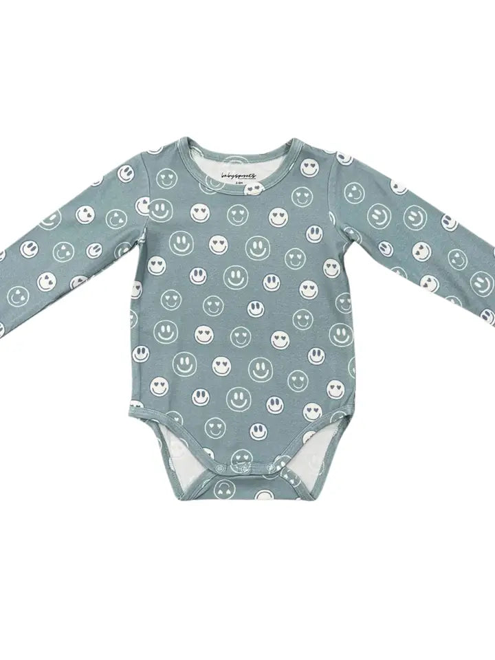 Heart Eyes Long Sleeve Bodysuit